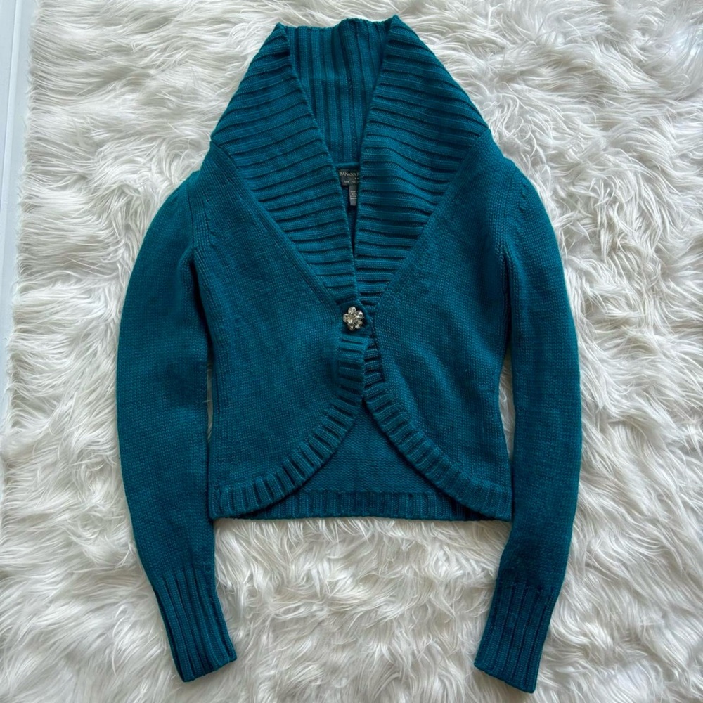 banana republic cardigan sweater knit with italian merino wool
